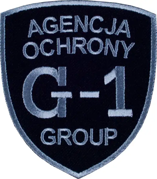 Świat haftu - Emblemat dla ochrony w specjalnym kształcie