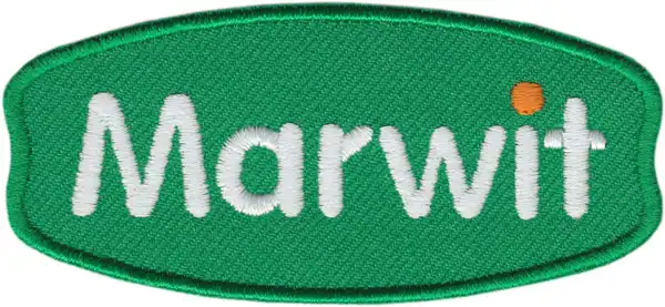 Świat haftu - Emblemat firmowy o nieregularnym kształcie Świat haftu - Emblemat firmowy o nieregularnym kształcie