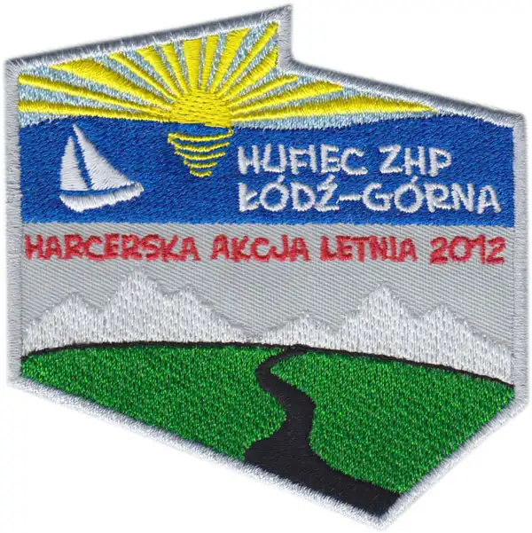 Świat haftu - Emblemat harcerski na obóz Świat haftu - Emblemat harcerski na obóz