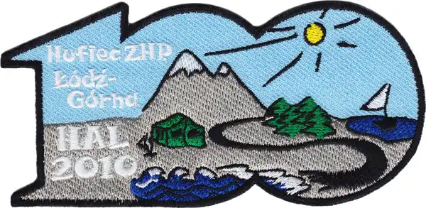 Świat haftu - Emblemat harcerski okolicznościowy Świat haftu - Emblemat harcerski okolicznościowy