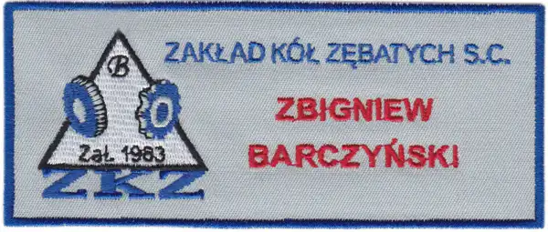 Świat haftu - Emblemat imienny łączony z logo w kształcie prostokąta Świat haftu - Emblemat imienny łączony z logo w kształcie prostokąta