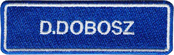 Świat haftu - Emblemat imienny niebieski Świat haftu - Emblemat imienny niebieski