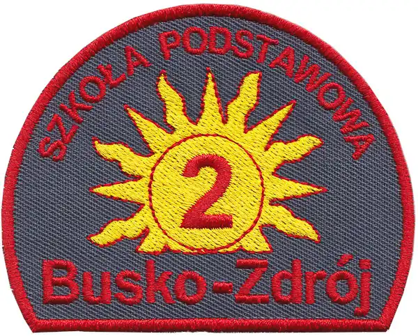 Świat haftu - Emblemat na mundurek - półkole Świat haftu - Emblemat na mundurek - półkole