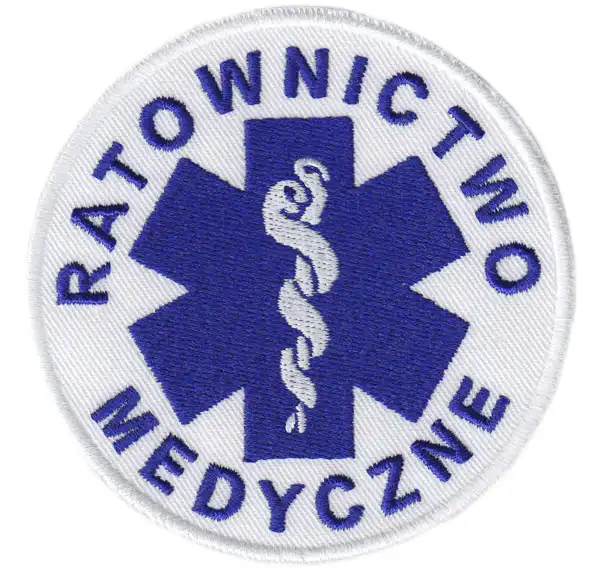 Świat haftu - Emblemat pogotowia okrągły Świat haftu - Emblemat pogotowia okrągły