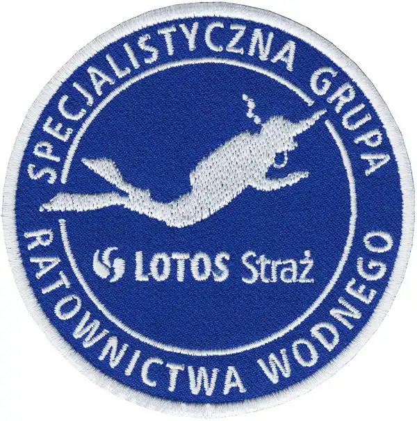 Świat haftu - Emblemat strażacki - Lotos straż Świat haftu - Emblemat strażacki - Lotos straż