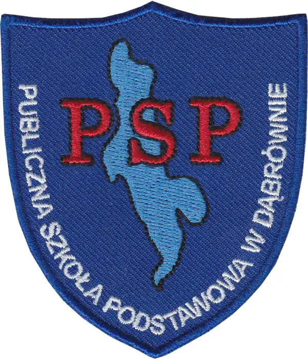 Świat haftu - Emblemat szkolny na mundurek w specjalnym kształcie Świat haftu - Emblemat szkolny na mundurek w specjalnym kształcie