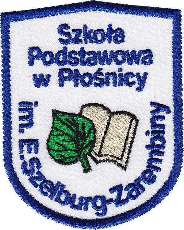 Świat haftu - Emblemat szkolny zaokrąglony u dołu Świat haftu - Emblemat szkolny zaokrąglony u dołu
