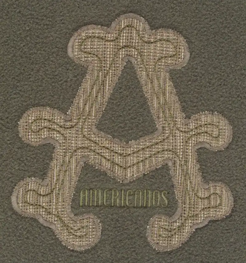 Swiat haftu - Embroidery on elements - khaki green