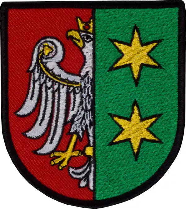 Świat haftu - Haftowany herb kolorowy