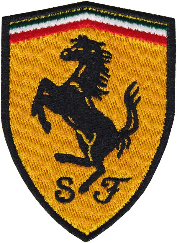 Świat haftu - Naszywka haftowana z logo w specjalnym kształcie Świat haftu - Naszywka haftowana z logo w specjalnym kształcie