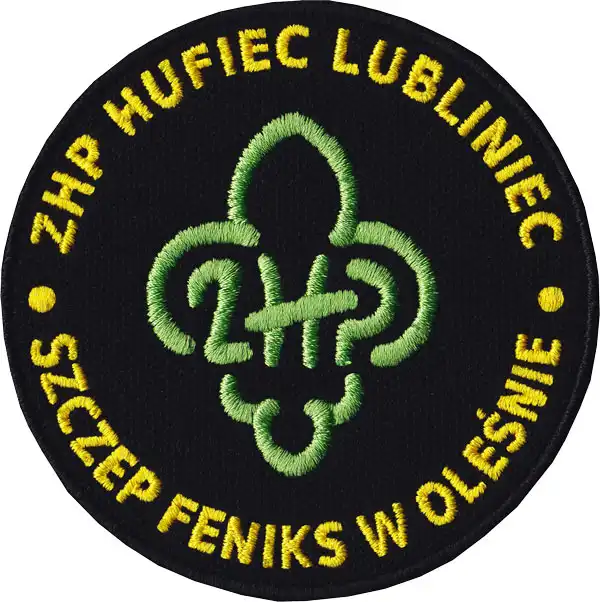 Świat haftu - Naszywka harcerska okrągła Świat haftu - Naszywka harcerska okrągła
