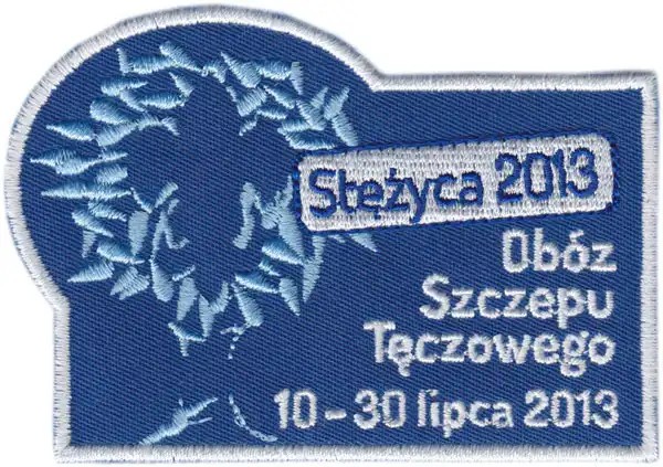Świat haftu - Naszywka harcerska o specjalnym kształcie Świat haftu - Naszywka harcerska o specjalnym kształcie