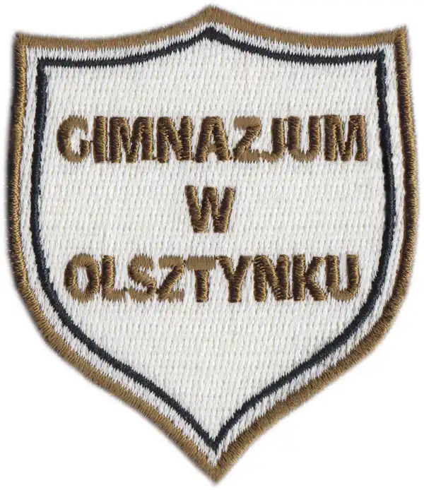 Świat haftu - Naszywka na mundurek o nieregularnej linii Świat haftu - Naszywka na mundurek o nieregularnej linii