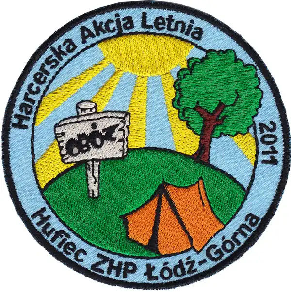 Świat haftu - Tarcza harcerska kolorowa Świat haftu - Tarcza harcerska kolorowa